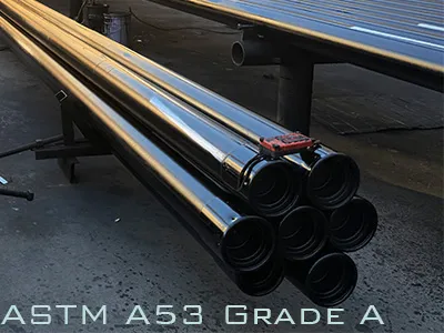 Tubo de aceiro ASTM A53 grao A e B