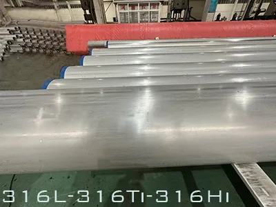 Tubo de aceiro inoxidable 316L-316Ti-316Hi